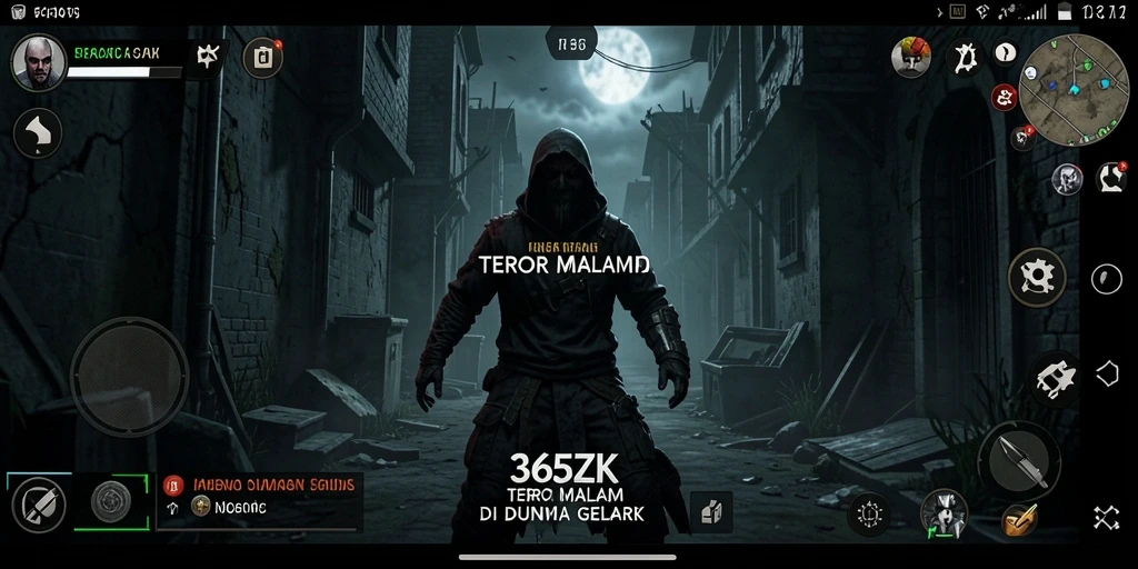 Tampilan gameplay yang menakutkan di dunia 365ZK.