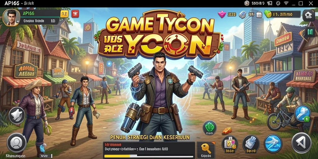 Tampilan gameplay menarik dari API66 yang menunjukkan strategi Tycoon.