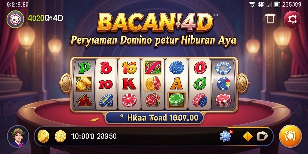 Tampilan gameplay seru dari BACAN4D di Domino.
