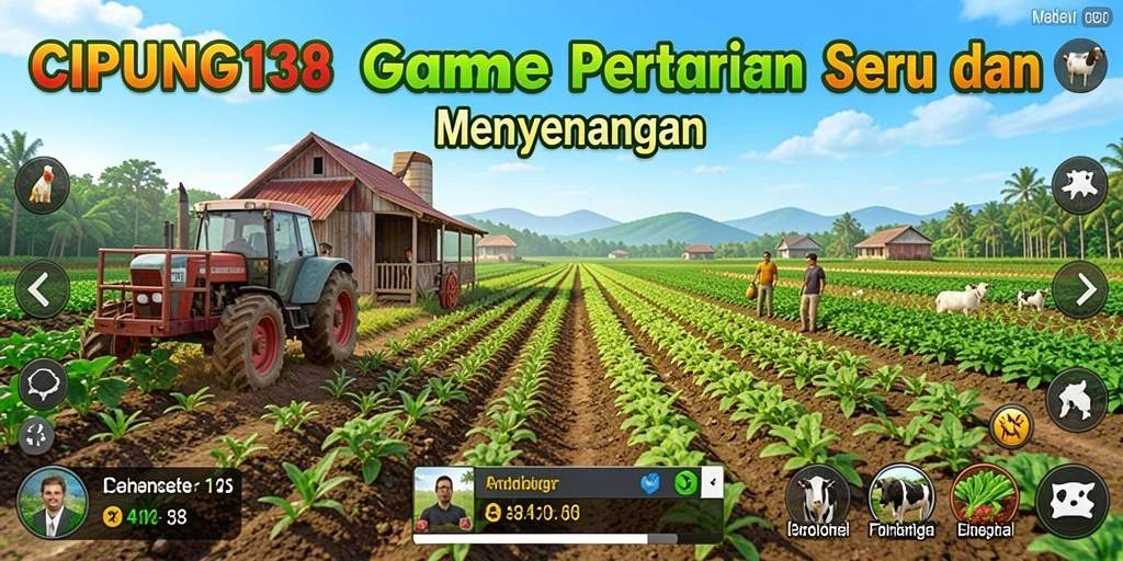 Gameplay menarik dari CIPUNG138 yang menunjukkan aktivitas bertani.