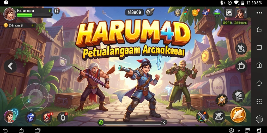 Screenshot utama HARUM4D menampilkan aksi gameplay yang menarik.