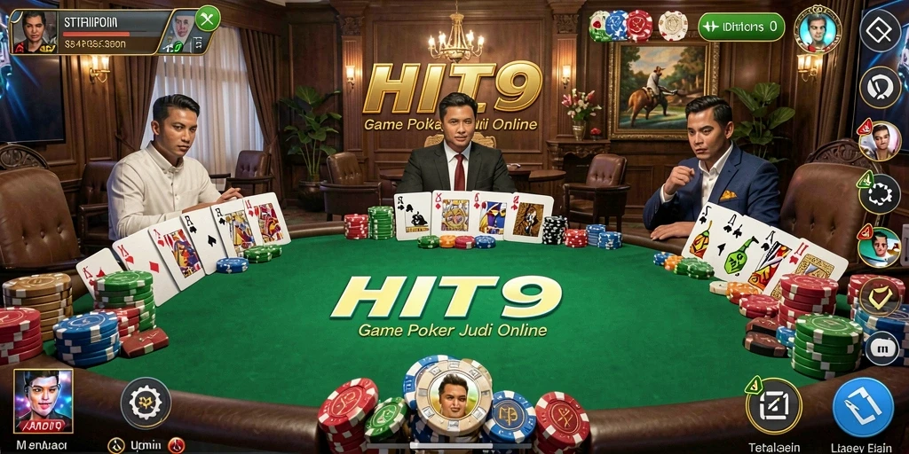 Screenshot HIT9 menampilkan gameplay poker yang seru dan interaktif.