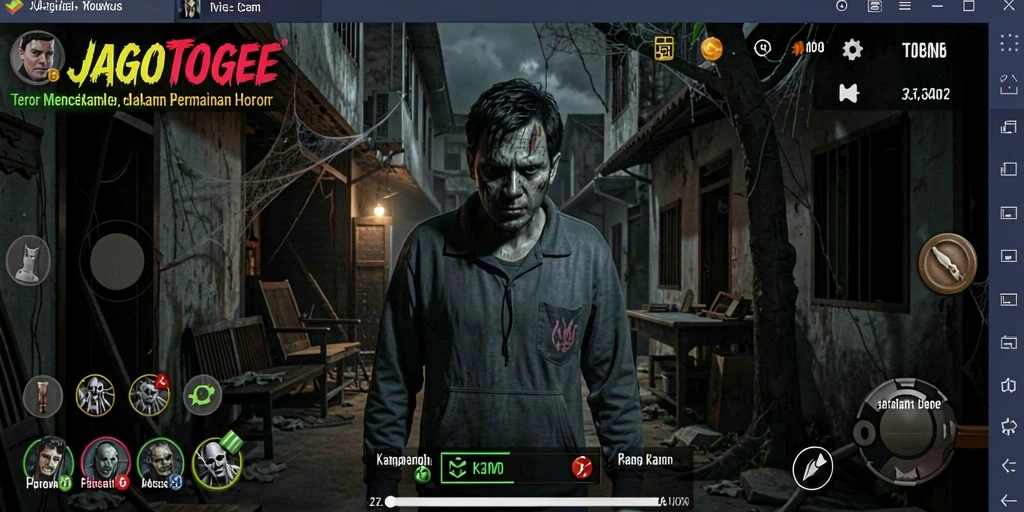 Gameplay menyeramkan di JAGOTOGEL dengan setting gelap dan mencekam.