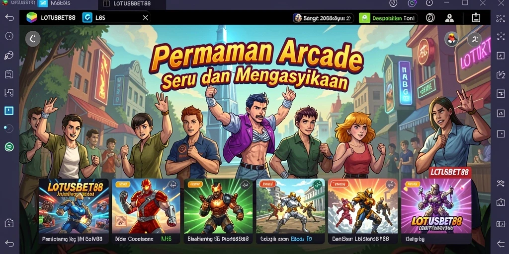 Tampilan gameplay menarik dari LOTUSBET88 yang seru.