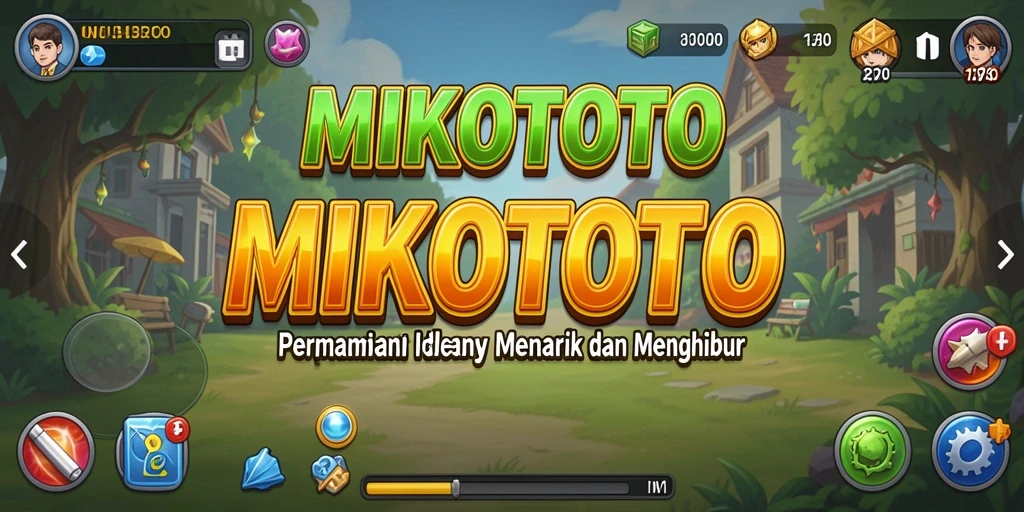 Tangkapan layar gameplay MIKOTOTO menampilkan aksi Idle yang menarik.
