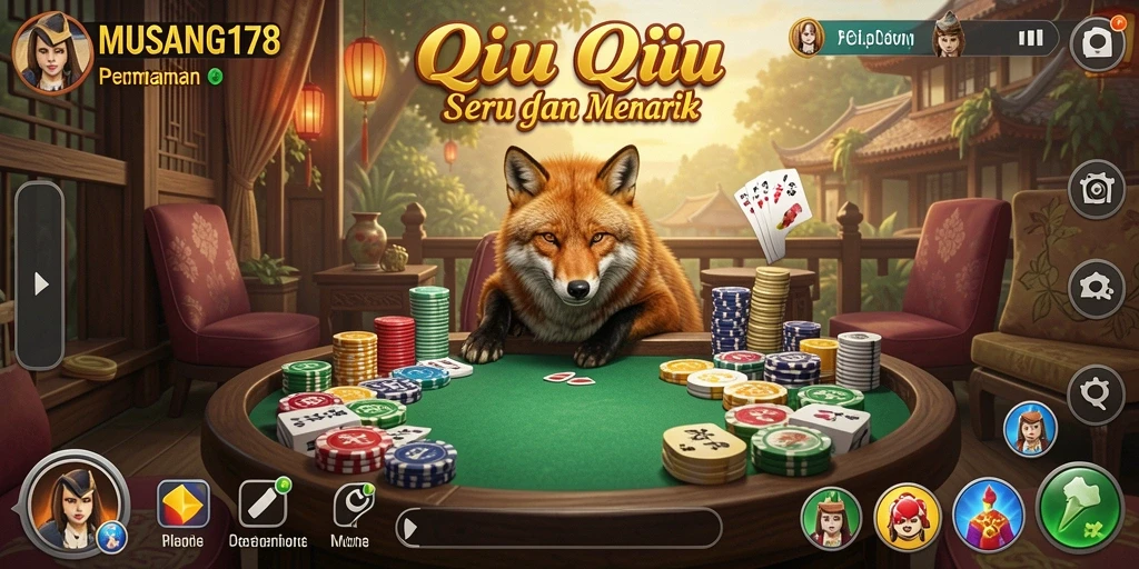Gameplay QiuQiu yang seru dan menantang dari MUSANG178.