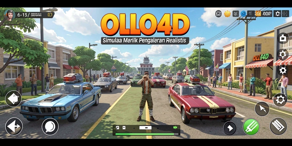 Tampilan gameplay menarik dan interaksi karakter dalam OLLO4D.