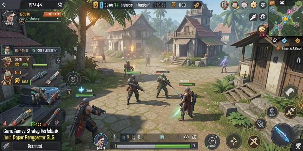 Tampilan gameplay PP444 yang menegangkan dan penuh strategi.