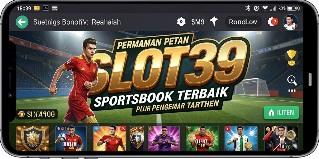 Screenshot SLOT39 menampilkan gameplay taruhan olahraga yang seru.