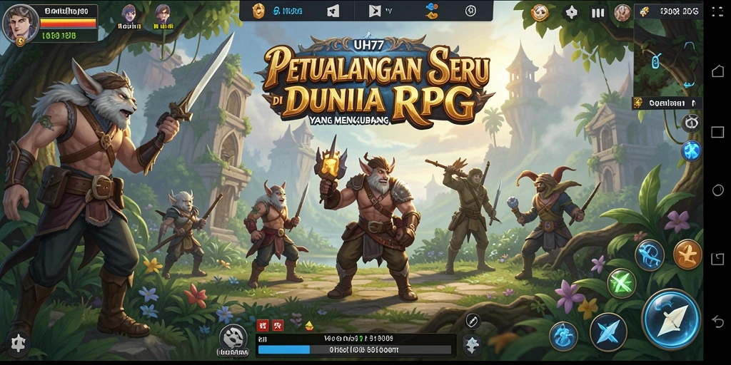 Tangkapan layar gameplay UH77 menunjukkan aksi pertempuran yang mendebarkan.