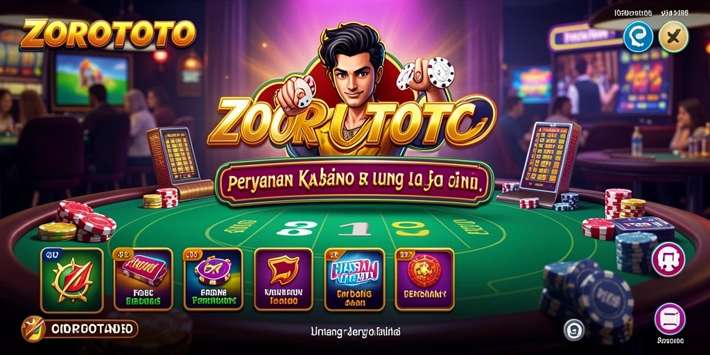 Tampilan gameplay Kasino yang menarik di ZOROTOTO.